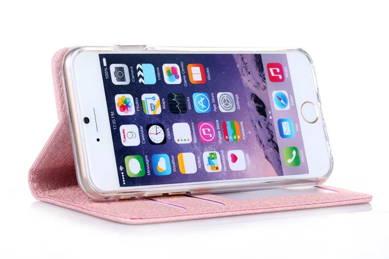 Kerzzil бумажник флип чехол для iPhone 7 8 6 6 S плюс шелк кожа силиконовый чехол с подставкой Чехлы для iPhone X XR XS макс назад