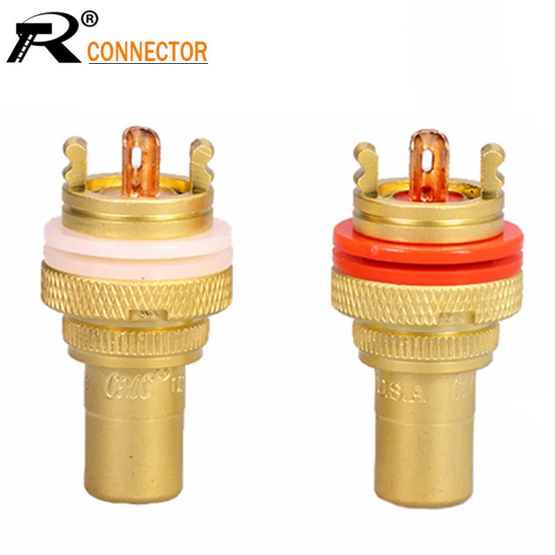 112 шт./лот RCA гнездовой разъем винтовое крепление перегородка терминал