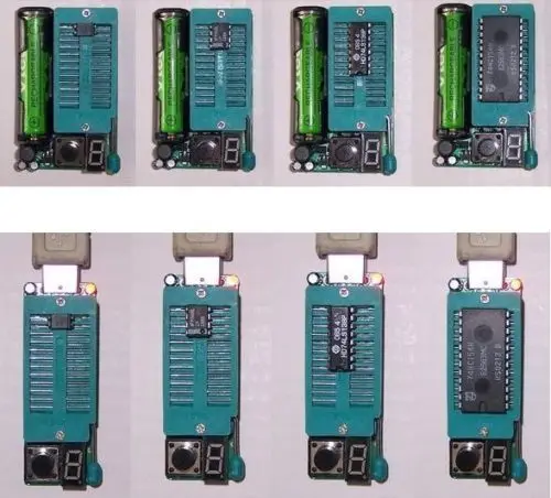 IC & светодиодный тестер * optocopler lm39. DIP чип номер модели детектор