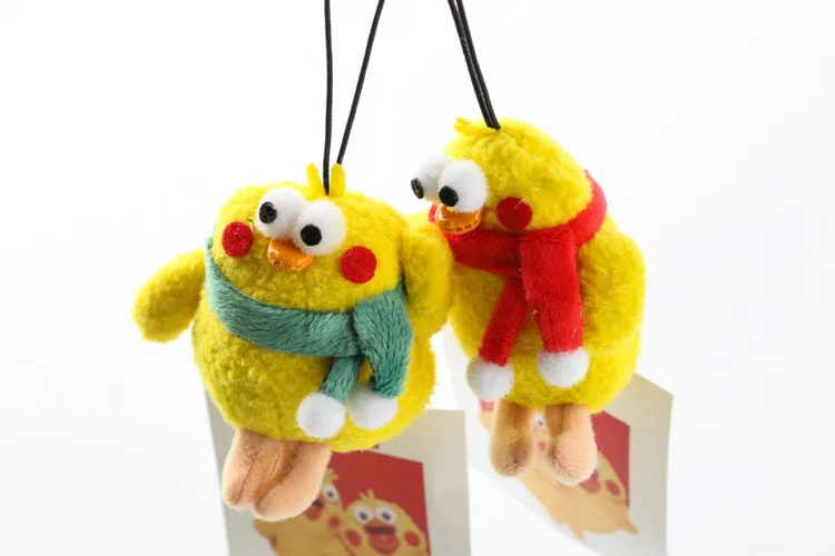Японский docomo parrot brothers хрустящая куриная голова на длинной траве плюшевый брелок 7 см 7 видов wj01
