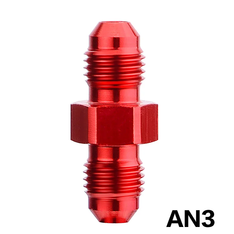Алюминиевый переходник с разъемом Male Flare (папа) разъем AN3 AN4 AN6 AN8 AN10 AN12 AN16 на красный