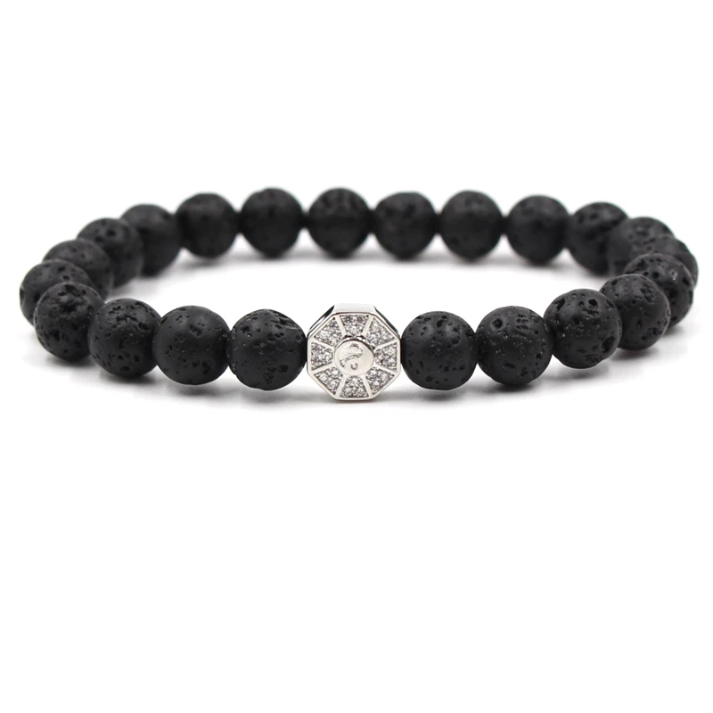 2018 международная торговля Новый циркониевый Кулон Серебро восемь диаграм белые