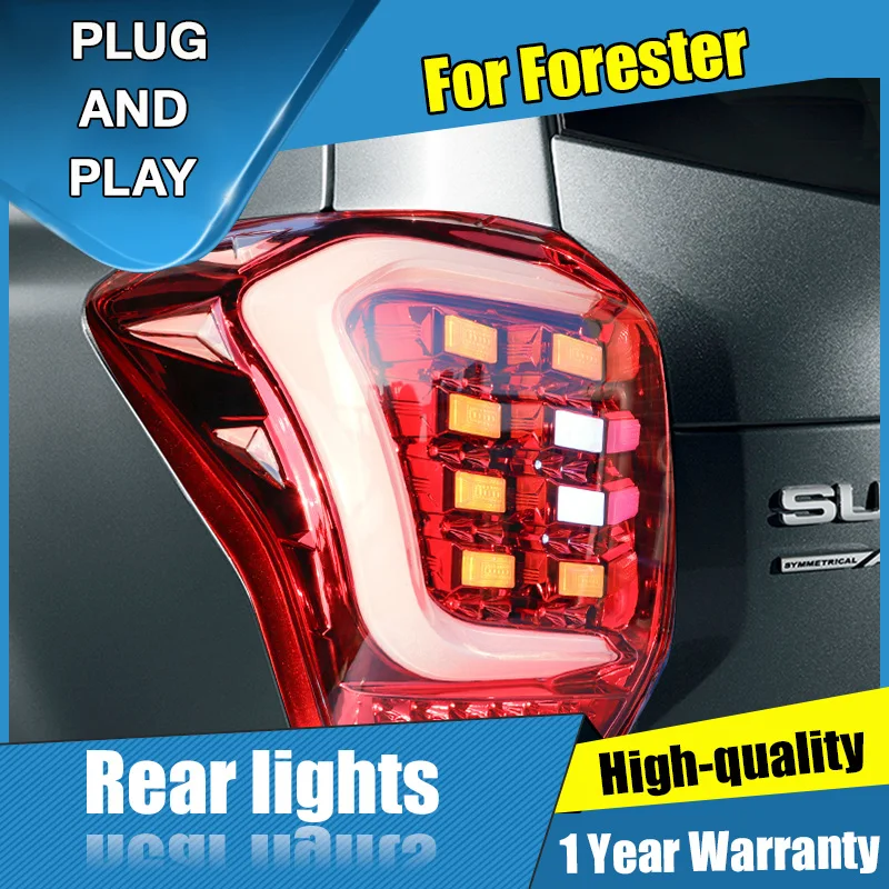 Автомобильный Стайлинг светодиодный задний фонарь для Forester хвост светильник в