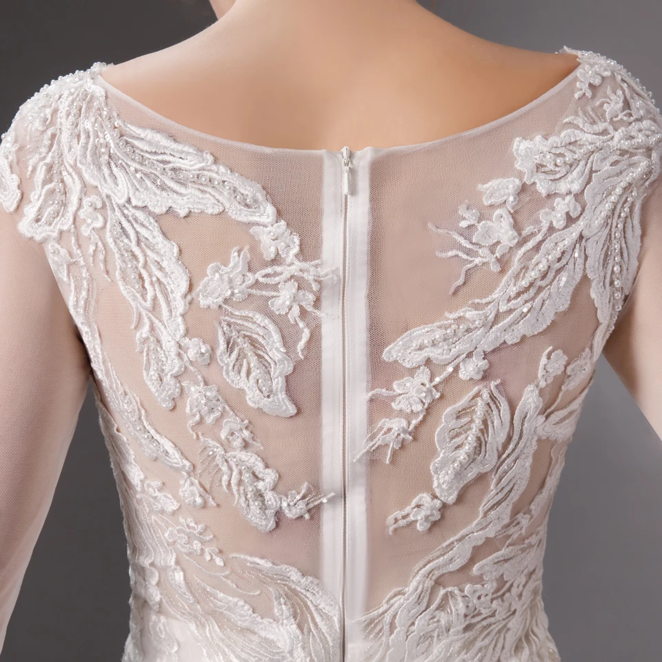 Женское дизайнерское свадебное платье с юбкой годе 2019 цельное блестящее