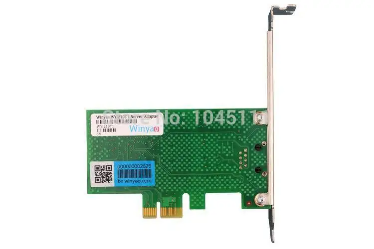 Winyao WYI210T1 PCI E X1 сервер Gigabit Ethernet сетевой адаптер карта NIC IntelI210T1 чипсет ESXI5.5