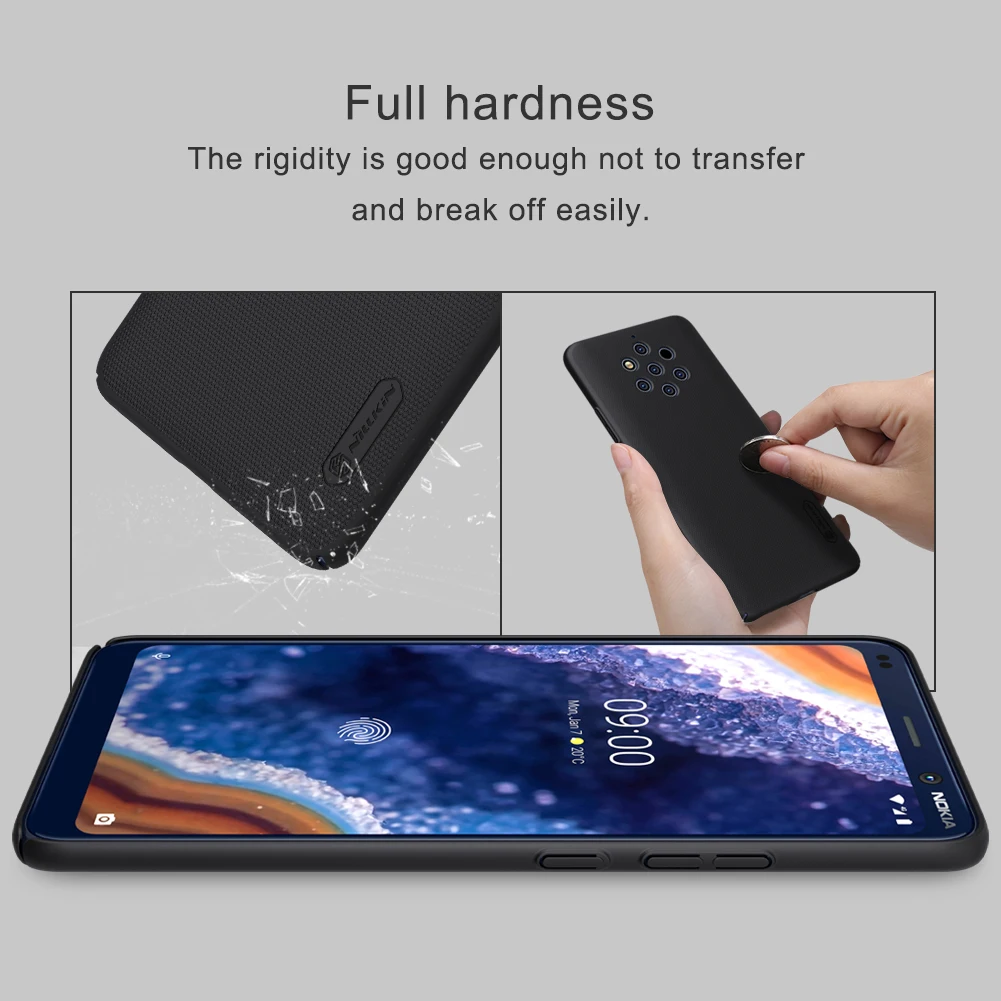Для Nokia 9 PureView чехол Nillkin матовый щит жесткая задняя крышка из ПК роскошный