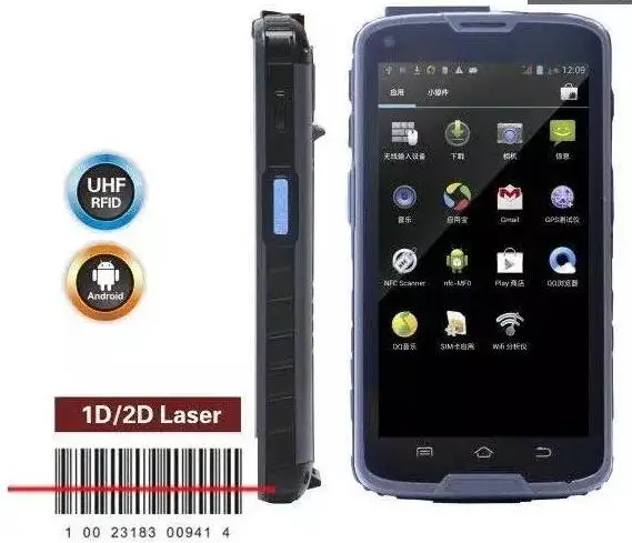 5-дюймовый RFID HF UHF handhelt Умный прочный терминал с док-станцией | Компьютеры и офис