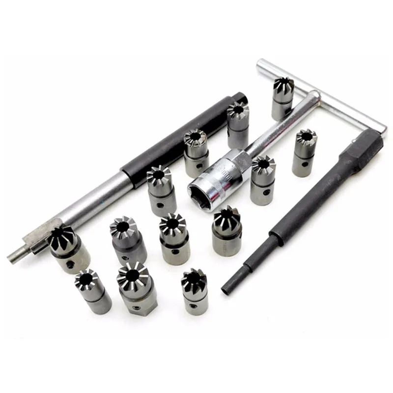 17 шт дизель инжектор сиденья резак набор универсальный инструментов| |