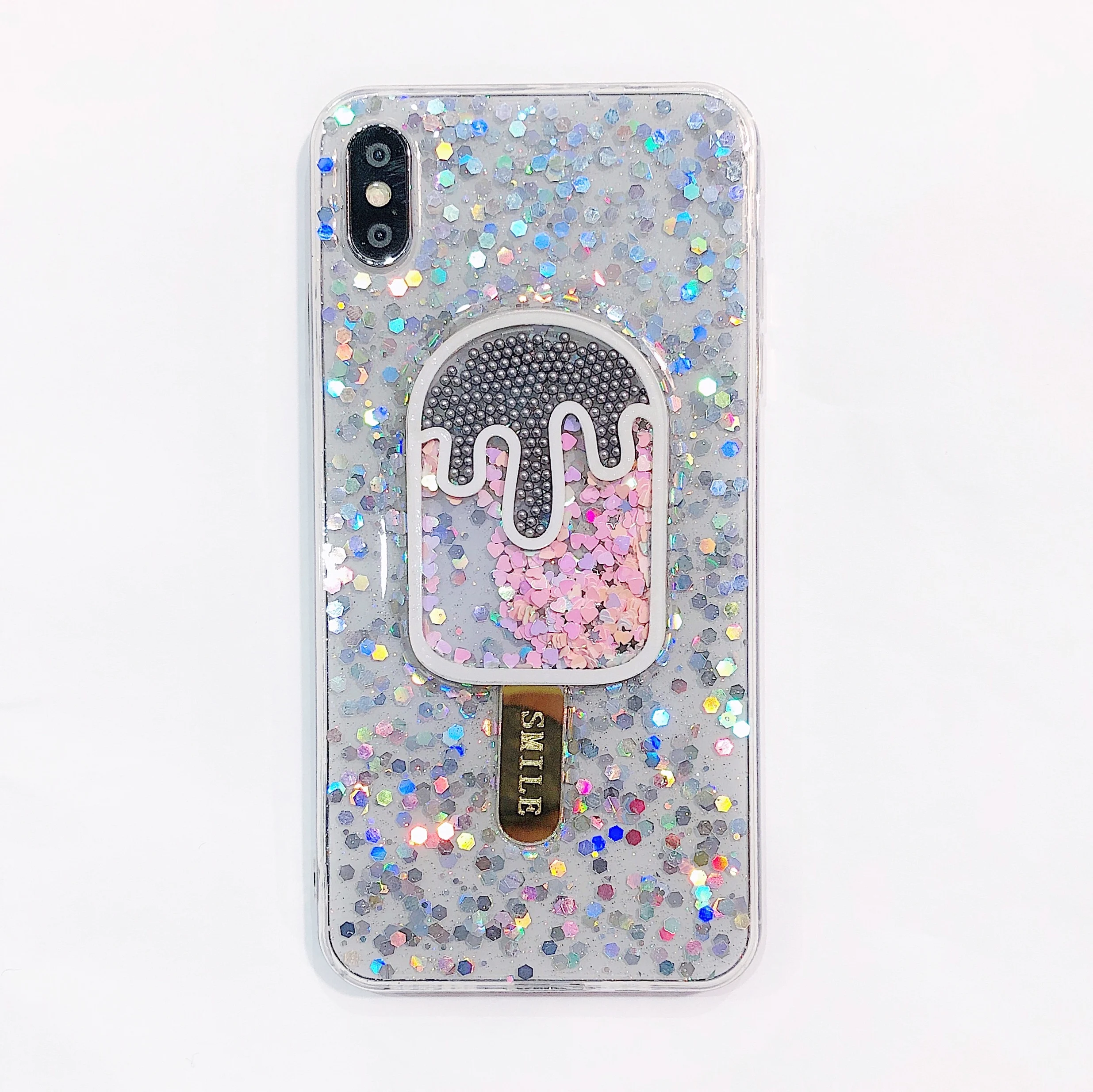 Летний блестящий чехол для телефона в Корейском стиле Iphone Xs Xr Xsmax 6 7 8 Plus x из ТПУ с