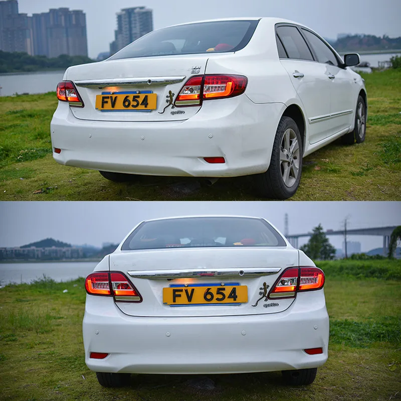 Светодиодный задний светильник для Toyota Corolla 2011 2012 2013 с левой и правой стороны светодиодный задний фонарь ходовой светильник задний фонарь