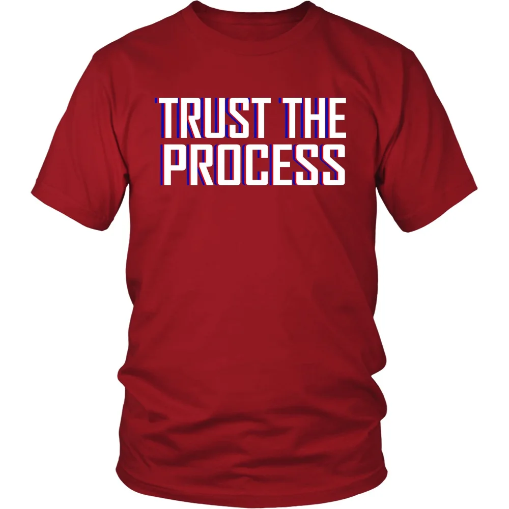 

Trust The Process Shirt | Embiid Process 2019 Fashion 100% Cotton Slim Fit Top Solid Color Company T Shirts