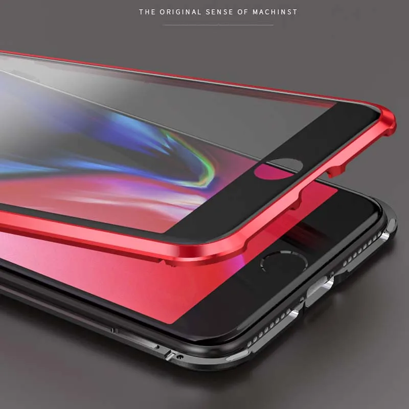 Luphie ультра тонкий авиационный алюминиевый бампер для iPhone 7 8 CNC призматическая форма рамка металлическая кнопка Крышка для iPhone7 plus бампер