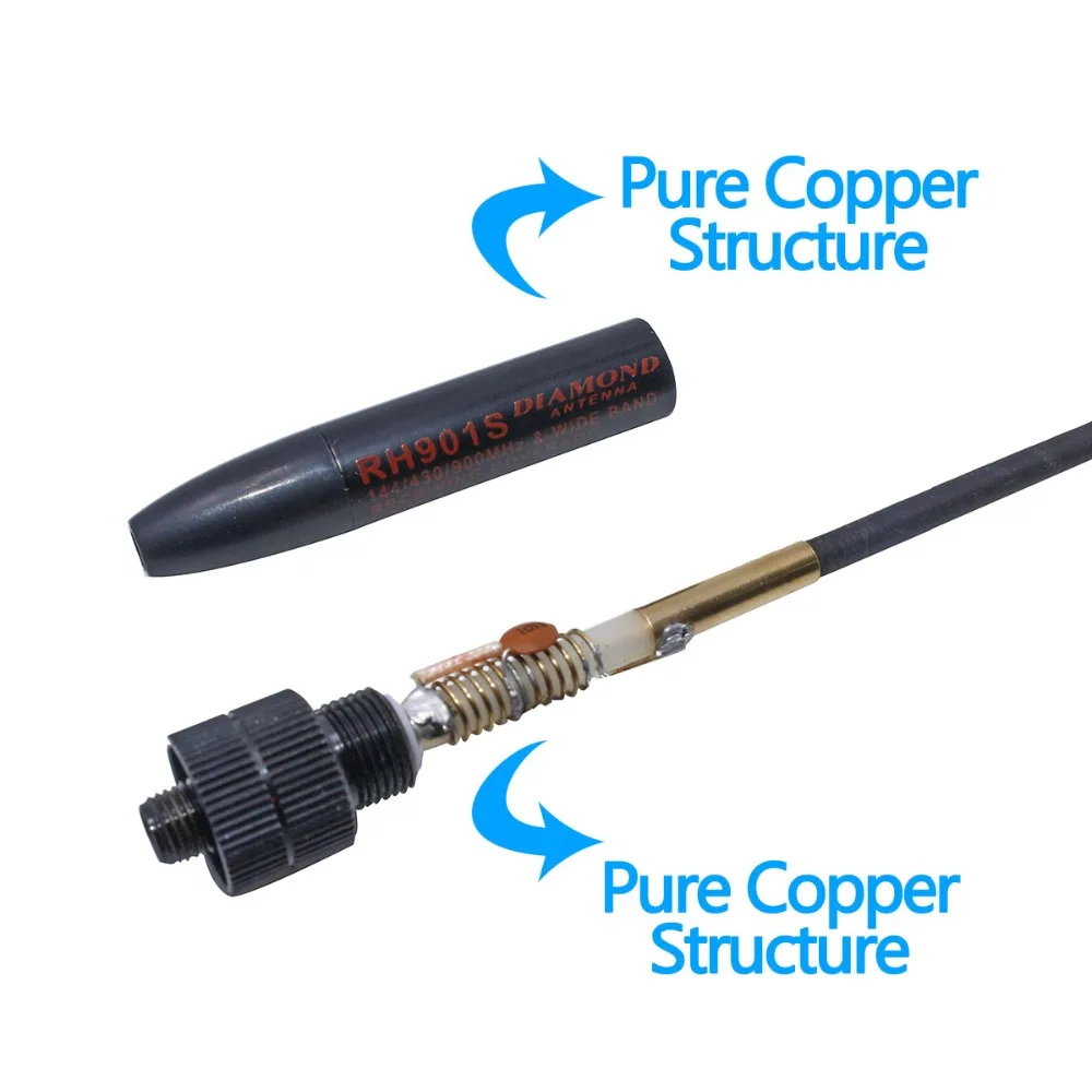 Diamond RH901S BNC Двухдиапазонная UHF/VHF 144/430MHz антенна для Moto ICOM Женская фотография