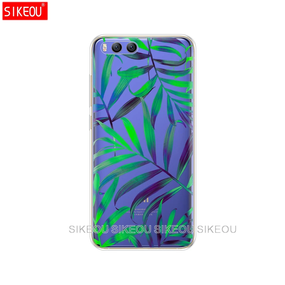 Силиконовый чехол для Xiaomi Mi 8 8SE A1 A2 5 5S 5X 6 Mi5 MI6 NOTE 3 MAX Mix 2 2S Мягкие зеленые листья 360