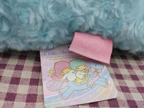 Синий плюшевый Чехол карандаш для макияжа Little Twin Stars с единорогом Детская