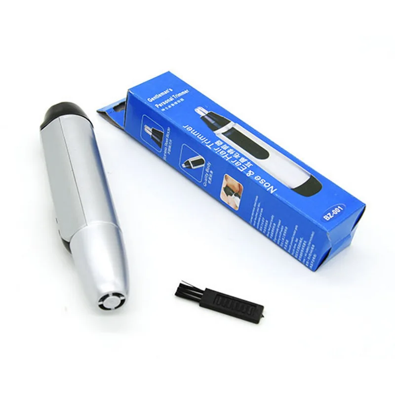 Manooby портативный триммер для волос в носу машинка удаления Бритва унисекс