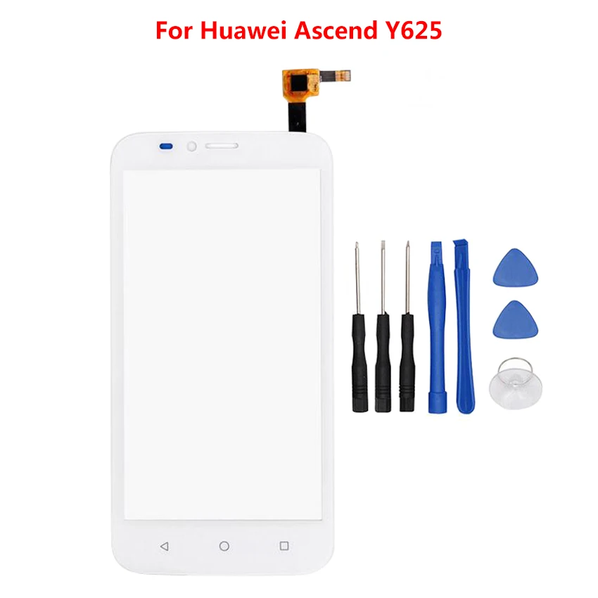 Zerosky Mobile Phone Front Glass For Huawei Y625 Touch Screen Digitizer Panel with Free Tools | Мобильные телефоны и