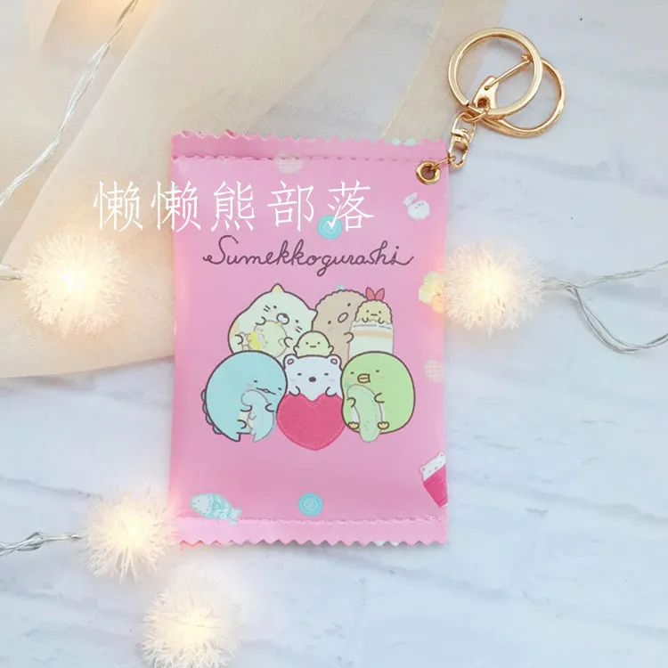 see chart IVYYE Sumikko gurashi Аниме Кошелек для монет Мультяшные мягкие кошельки для мелочи кошелек для денег карты сумки для ключей подарки для детей - Цвет: see chart