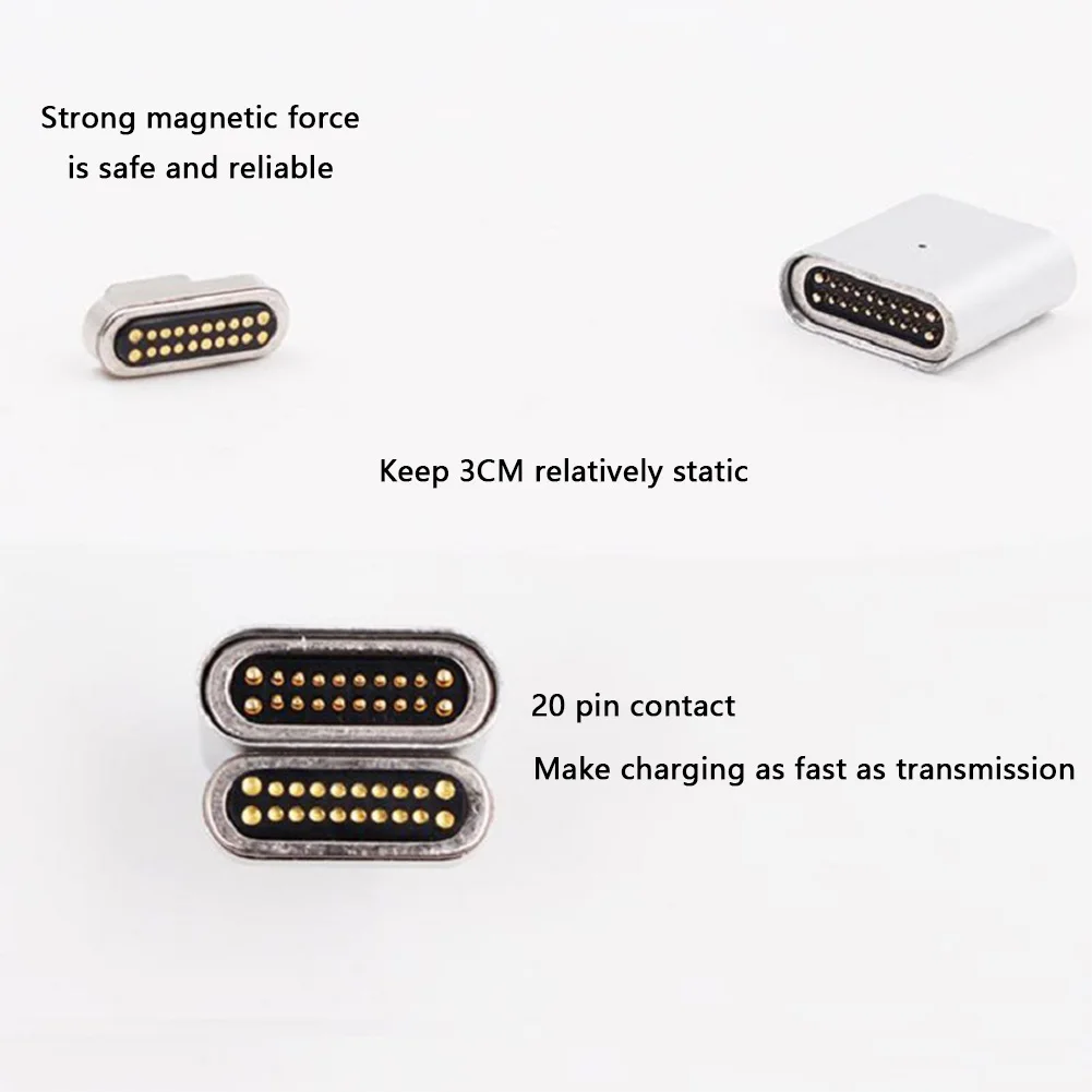 Мини адаптер USB 3 1 20 Pins Type C магнитное всасывание Офисная передача данных
