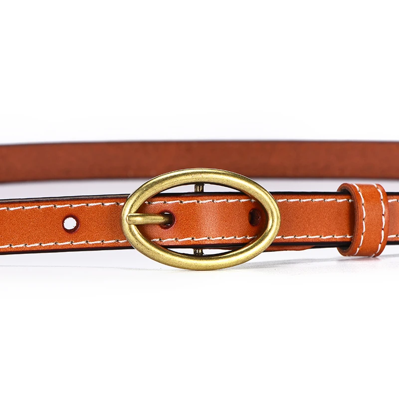 Брендовый ремень из натуральной кожи высокого качества для женщин винтажные