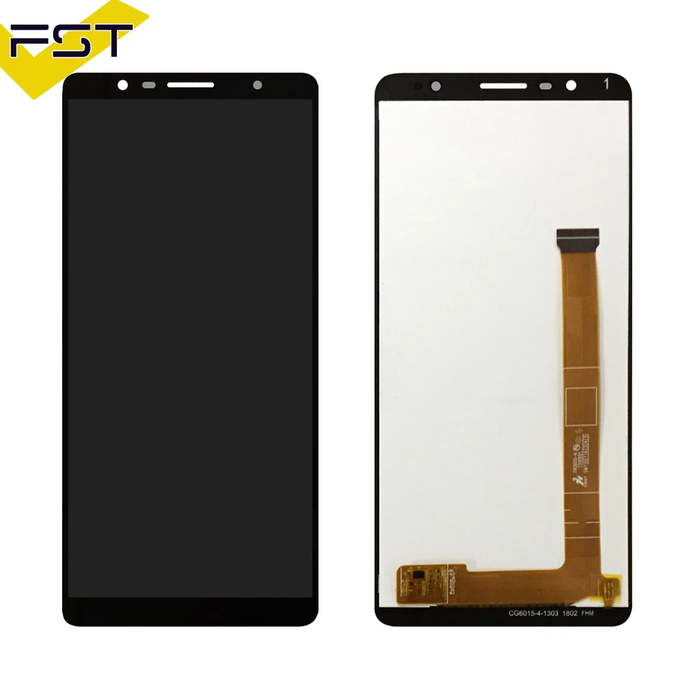 Полный ЖК-дисплей 6,0 ''черный для Alcatel 3C 5026 5026A 5026D OT5026 ЖК-дисплей сенсорный экран сенсорная панель стекло сенсор дигитайзер сборка
