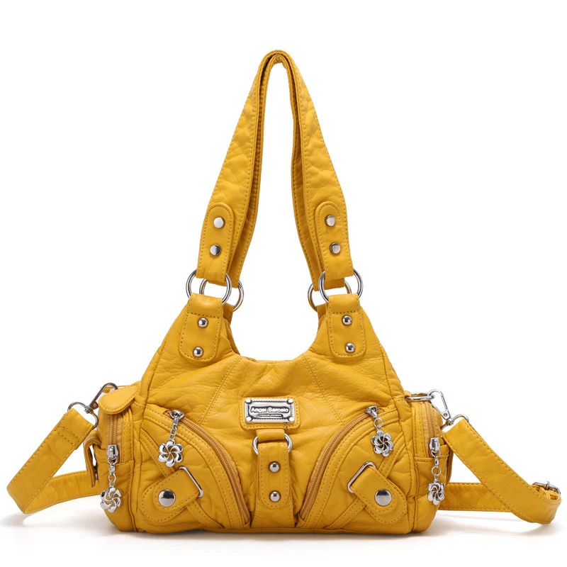 Сумка-хобо из искусственной кожи большая женская сумка через плечо 2019 | Багаж и