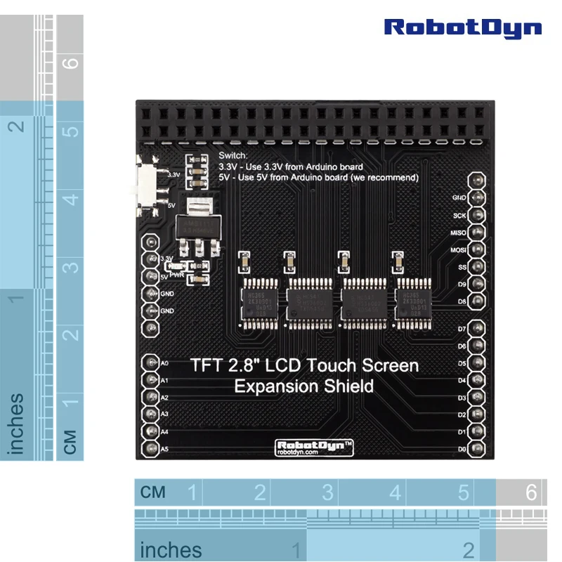 Расширительный экран для сенсорного ЖК экрана TFT 2 8 дюйма совместимый с Arduino Uno Mega