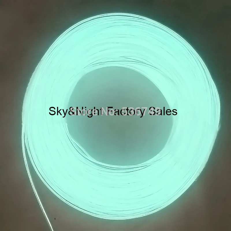 

White 3.2mm-100M Flexible Neon/ EL Wire Rope Tube without inverter