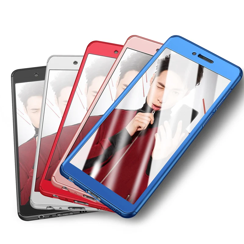 Полная защита на 360 градусов для Huawei Nova 2 Lite Plus 2s 2i 3 3i тонкий жесткий чехол 9 H