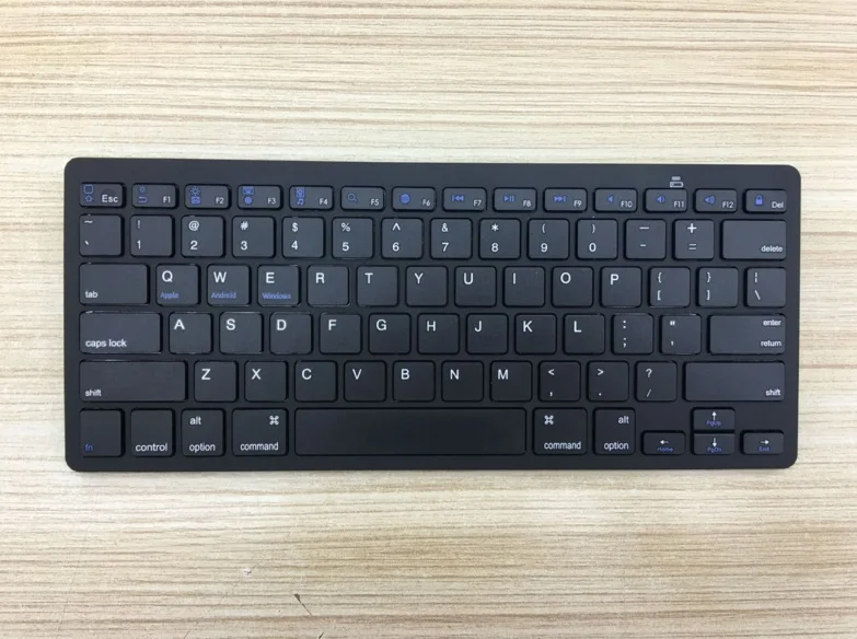 Ультратонкая Беспроводная Bluetooth клавиатура и смартфоны для IOS Android WIN с русской