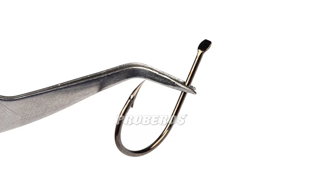 50 шт./лот одинарный крючок из высокоуглеродистой стали с зазубринами прочные