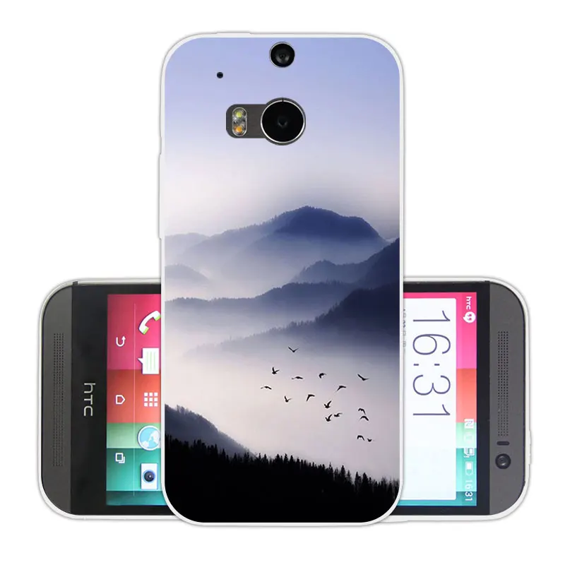Чехол для HTC One M8 M8s чехол M8/M8S мобильного телефона из мягкого ТПУ задняя крышка M8/M