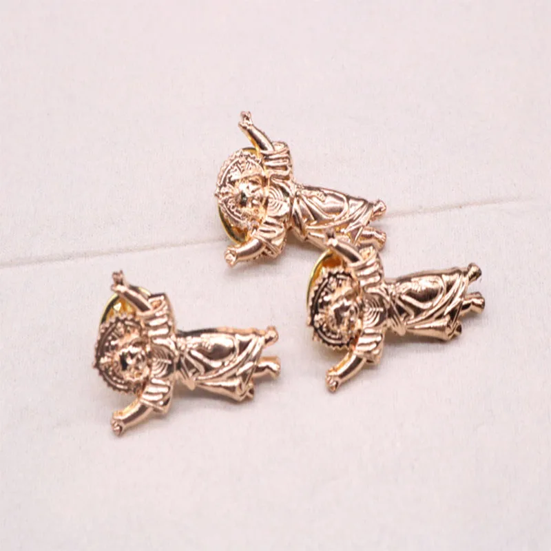 Религиозный Иисус крест Священное Сердце Брошь католическая Младенческая брошь