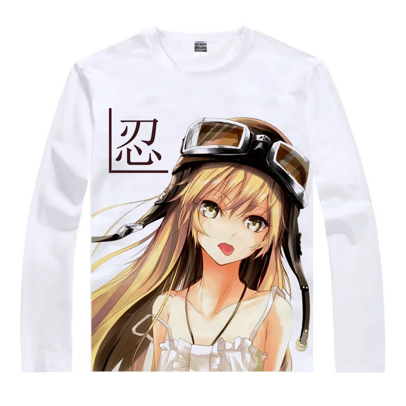 Coolprint аниме рубашка Bakemonogatari Nisemonogatari футболки длинные Hitagi Senjyogahara Mayoi Hachikuji Косплей рубашки в японском стиле - Цвет: Style 2