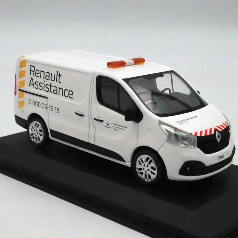 Norev 1/43 RENAULT Trafic 3 Сервис ou помощь белые модели литья под давлением Ограниченная серия коллекция игрушек