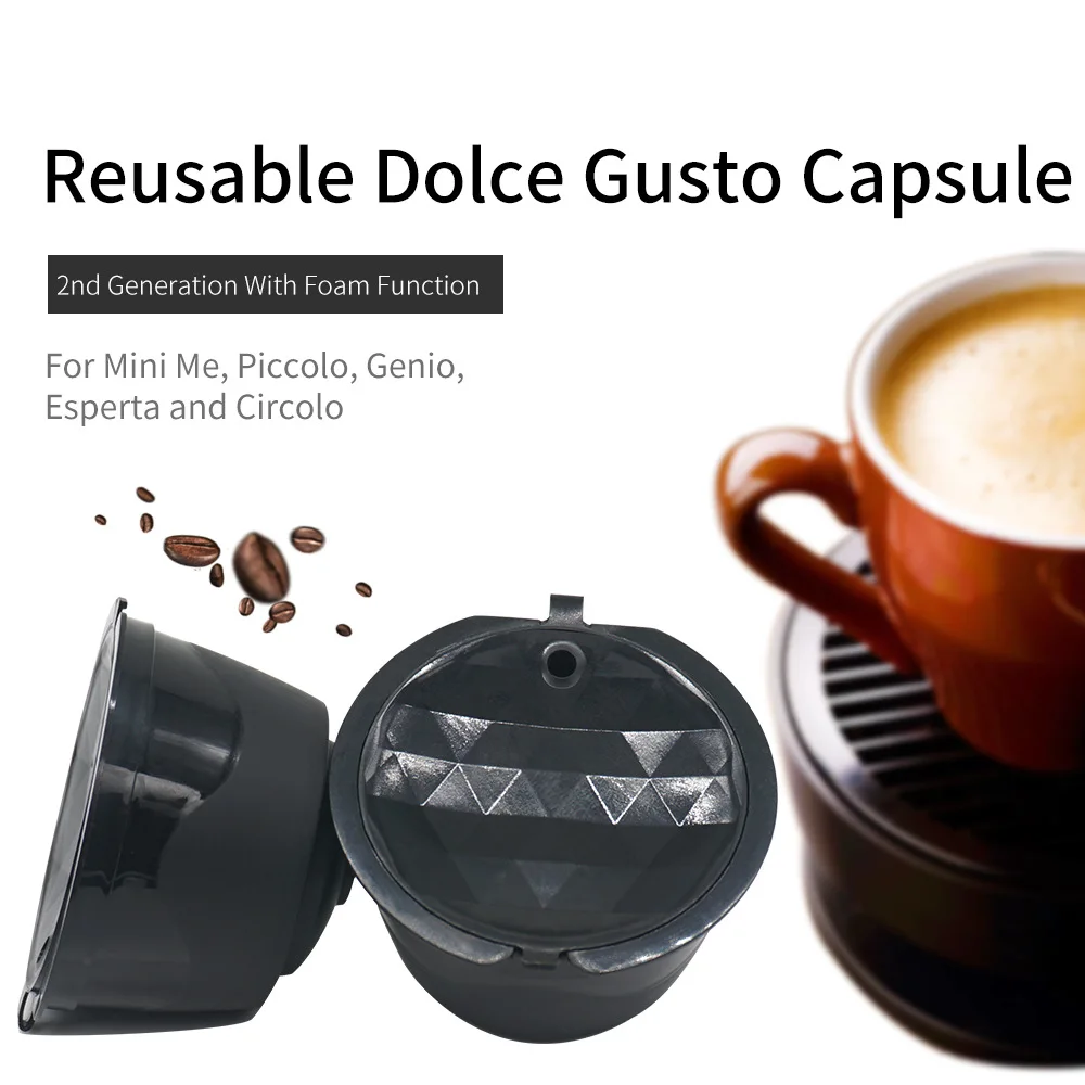 Капсульные фильтры 200 раз для Dolce Gusto многоразового пользования пластиковая