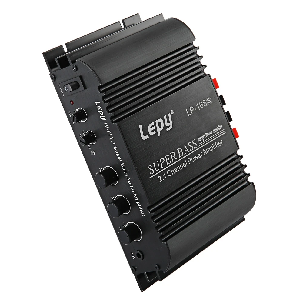 Мини Lepy LP 168S 12 V Авто аудио автомобильный усилитель автомобиля Мощный сабвуфер