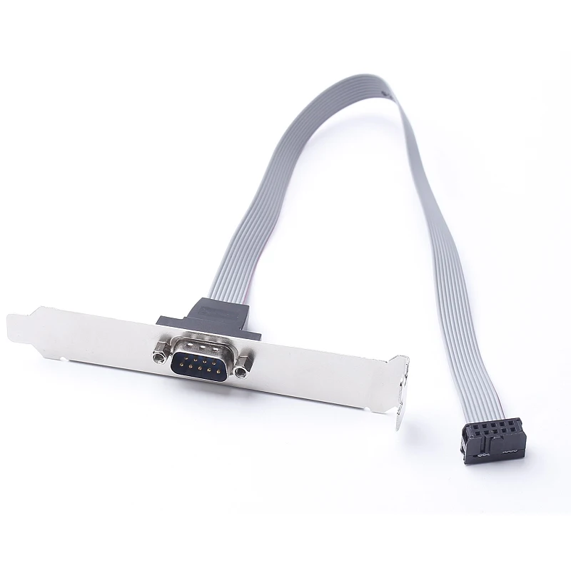 ULT-BEST материнская плата 9pin 10P к RS232 серийный COM-порт DB9 DB Штекерный Кабель с разъемом