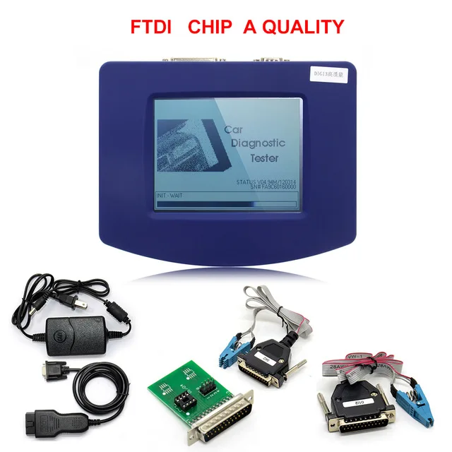 Черный VSTM Digiprog III V4.94 Digiprog 3 с OBD2 ST01 ST04 кабель одометр коррекция инструмент Digiprog3 - Цвет: Черный