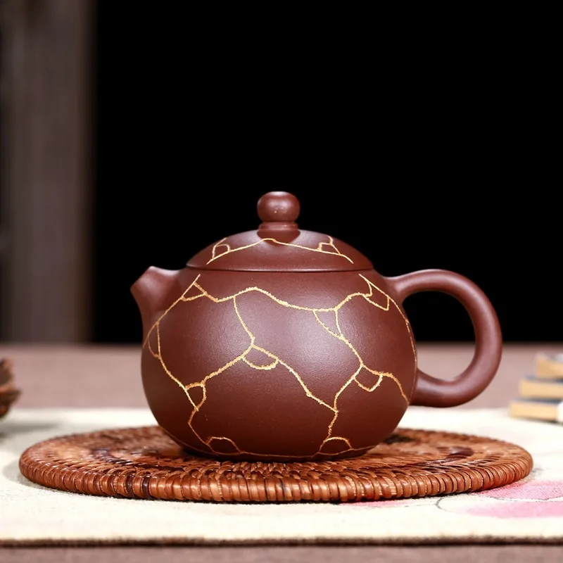 

Yixing are recommended by pure manual undressed ore the colour purple clay teapot xi shi suit gift customization