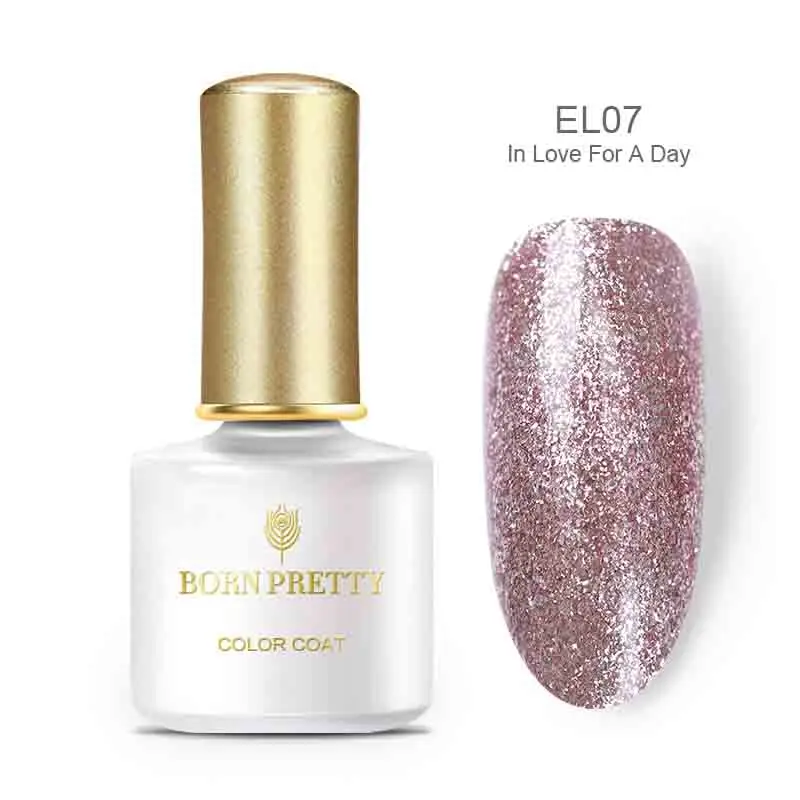 BP-EL07 BORN PRETTY Гель-лак для ногтей 59 цветов замачиваемый Полупостоянный УФ-Гель-лак розовый серый лак 6 мл дизайн ногтей - Цвет: BP-EL07