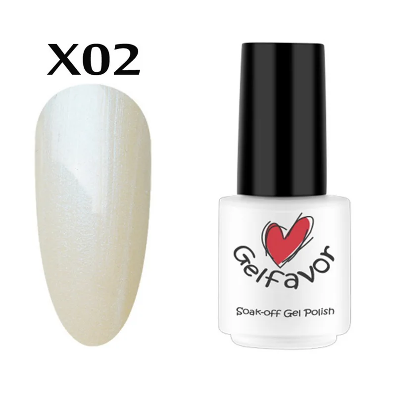 Лак для ногтей Гель лак Shimmer Однотонная одежда X1 ~ X12 гели маникюр полировка