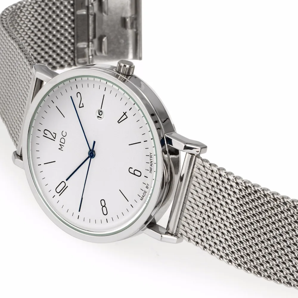 MDC мужские s часы лучший бренд класса люкс 2018 минималистичные для мужчин и женщин