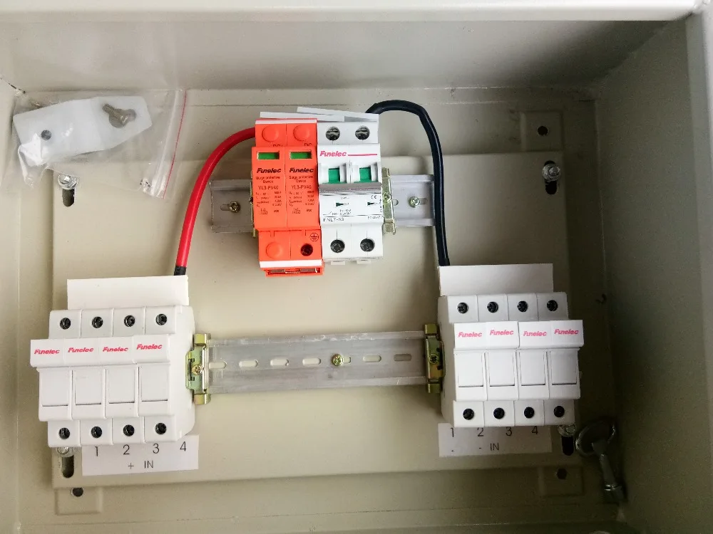 DC 2P 20KA~ 40KA 800V DC Защита от перенапряжения Низковольтное устройство бытовой выключатель солнечной энергии