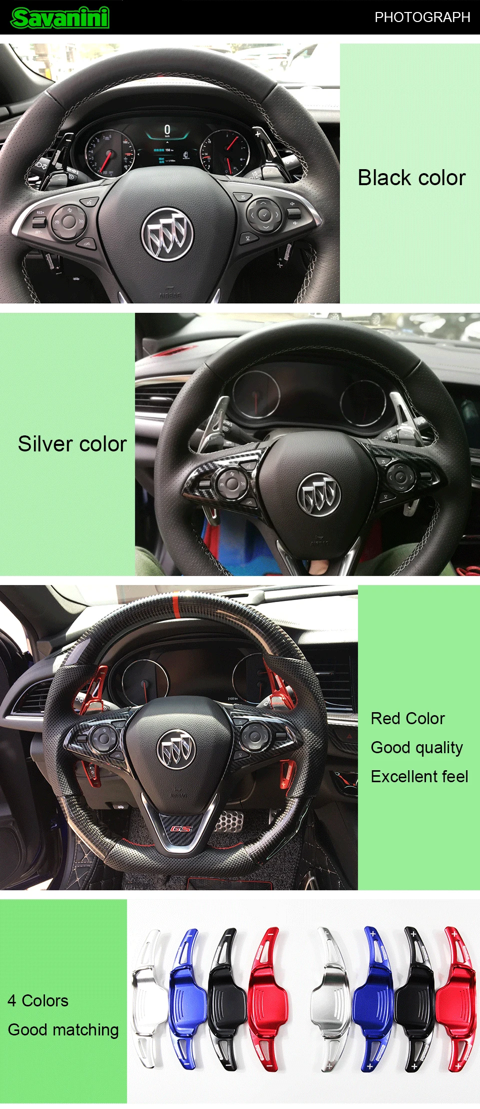 Savanini алюминиевые подрулевые лепестки DSG Shift Paddle Shifter расширение для Buick Regal GS и Camaro(2011-) Авто Стайлинг