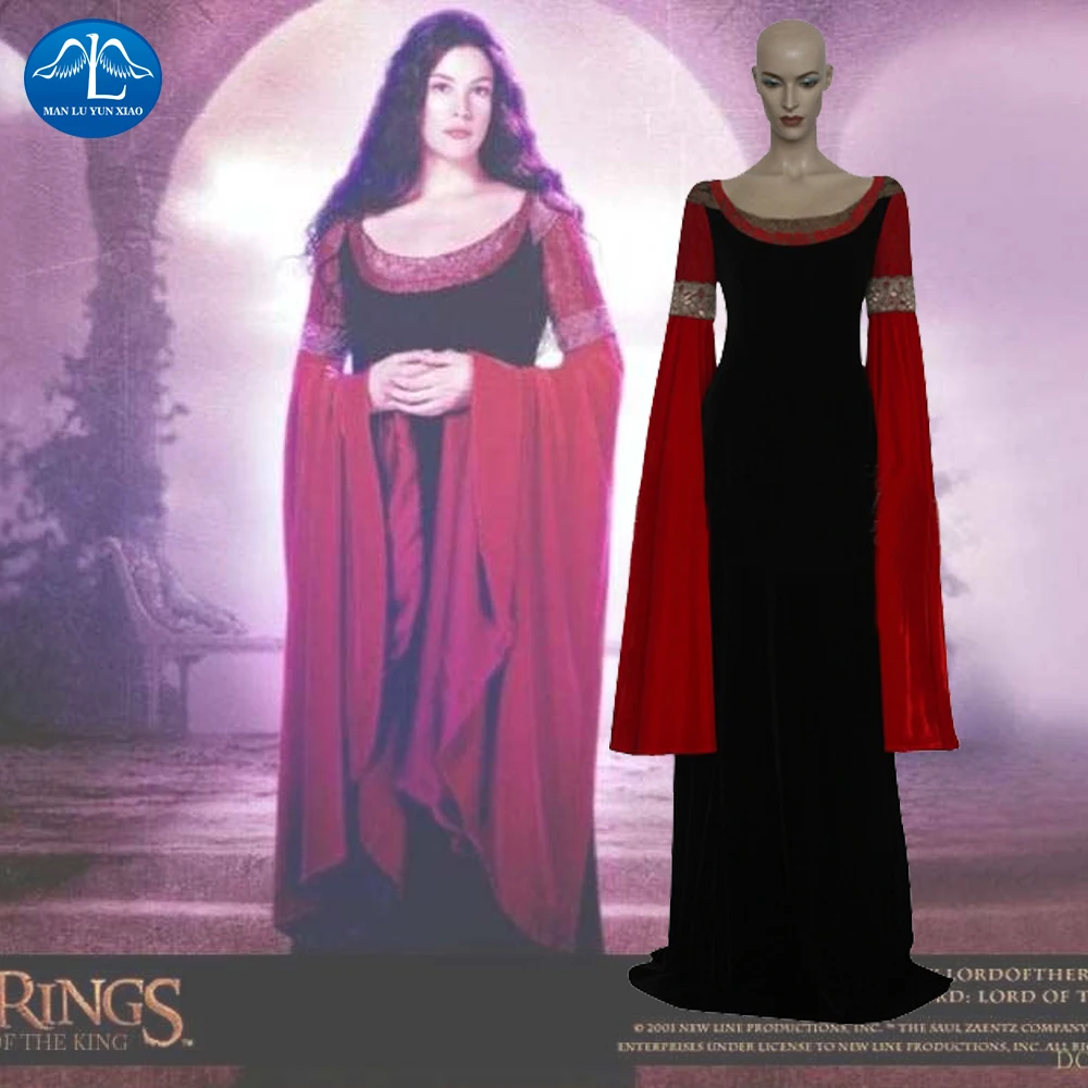 Hot Movie Character Customized Lord of the Rings Arwen Cosplay Costume Women Party Costumes Dress Suits | Тематическая одежда и