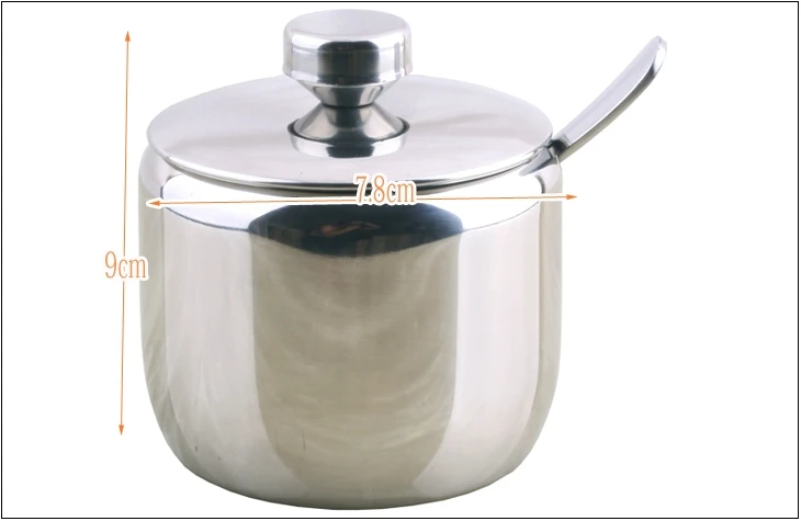 Баночка для специй из нержавеющей стали 304 соус соль сахарница кухонные