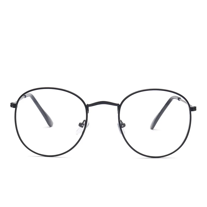 2019 Новые дизайнерские женские очки оправы для оптики круглый металлический