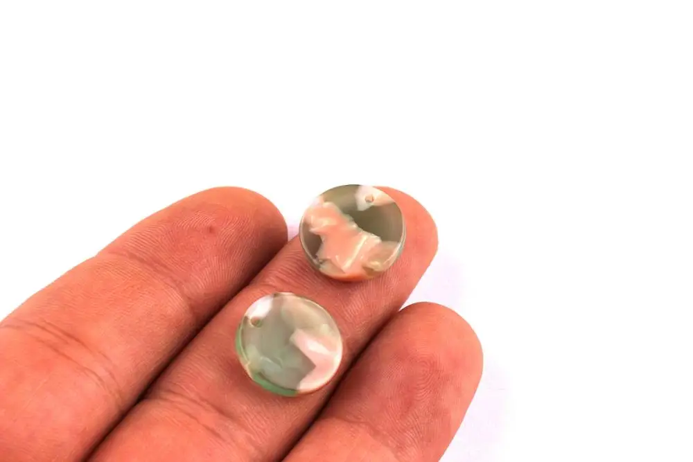 Ацетатные акриловые подвески для сережек-серьги в виде черепаховой