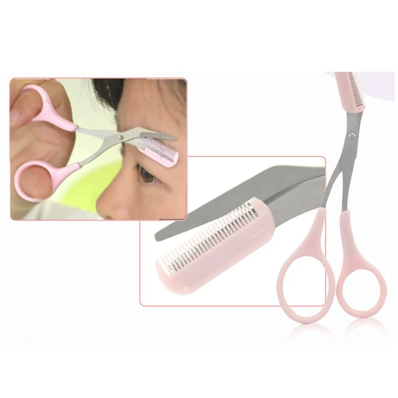 Триммер для бровей ножницы филировки ресниц расческа формирования уход за